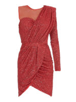 Abito in tulle plumetis e paillettes