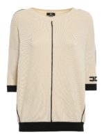 Maglia con profili a contrasto