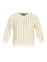 Maglione con righe a contrasto