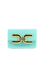 Borsa in similpelle verde acqua