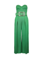 Tuta in jersey con maxi cinta