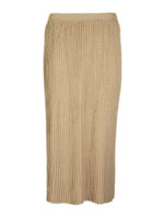 Gonna plissettata e laminata