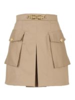 Mini gonna con tasche applicate