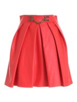 Gonna a pieghe rossa