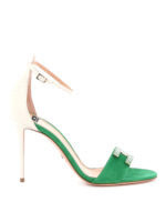 Sandali in pelle e camoscio