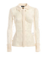 Camicia in tulle motivo ancore