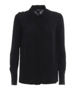 Camicia in georgette nera