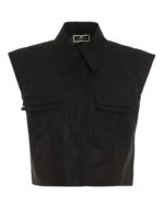 Camicia corta con decori ajour