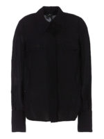 Camicia in organza con logo