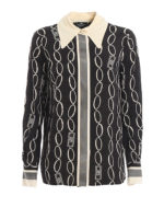 Camicia con stampa chain logo