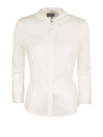 Camicia in georgette con doppio colletto