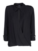 Blusa in viscosa nero