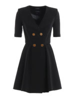 Abito doppiopetto in crepe