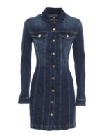 Abito corto in denim