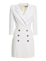 Robe manteau in doppio crepe