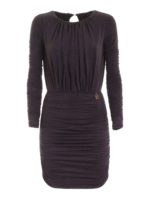 Vestito maniche lunghe grigio scuro