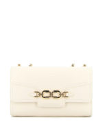 Borsa in similpelle con morsetto dorato