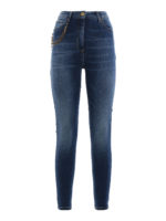 Jeans con dettaglio catena