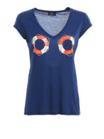 T-shirt in jersey con stampa salvagenti