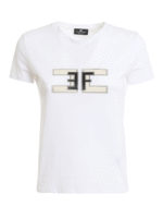 T-shirt con stampa monogramma