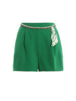 Pantaloni corti con catenella