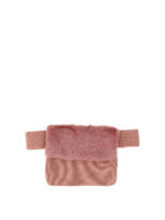 Marsupio con patta in pelliccia di visone