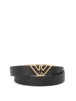 Cintura in similpelle martellata