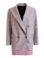 Blazer doppiopetto con banda colorata