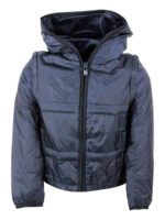 Giacca antivento con cappuccio EA Kids blu