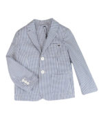 Blazer in cotone a righe