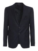 Blazer in lana tramata