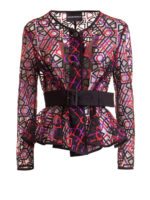 Giacca semitrasparente con ricami