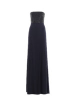 Abito in crepe con strass