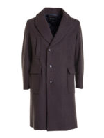 Cappotto al ginocchio in panno di lana