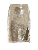 Gonna in paillettes con spacco