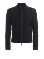 Giacca in morbido camoscio