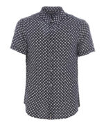 Camicia in viscosa motivo aquile