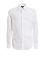 Camicia in popeline jacquard Modern Fit