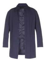 Cappotto blu scuro impermeabile