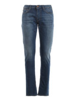 Jeans J06 in denim slavato