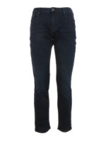 Jeans in denim con logo