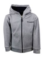 Felpa Emporio Armani Kids bianca e blu