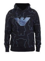 Felpa con logo applicato