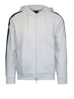 Felpa con cappuccio e banda logo