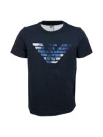 T-shirt logo maxi Aquila blu