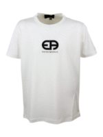 T-shirt logo EA bianca Emporio Armani Kids