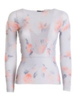 T-shirt a manica lunga con fiori