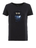T-shirt Manga Bear blu