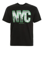 T-shirt in jersey con stampa logo NYC