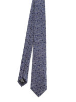 Cravatta in seta con pois e motivo Paisley